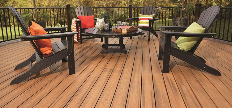 Black TREX Decking in Valencia, CA