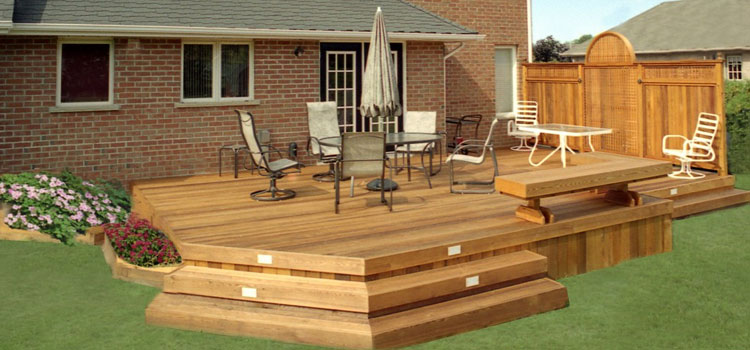 Cedar Composite Decking in Valencia, CA