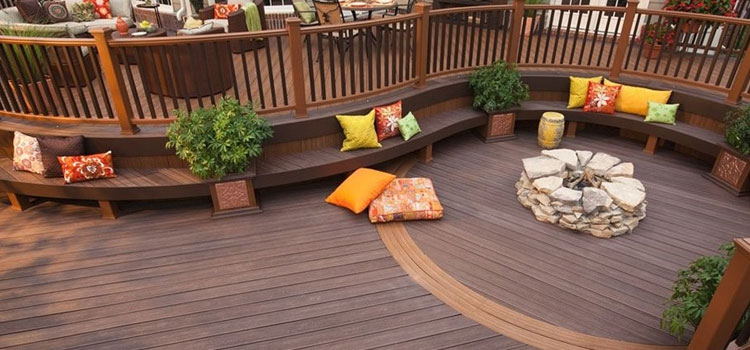 Gray TREX Decking in Valencia, CA