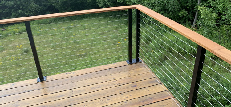 Installing Deck Cable Railing in Valencia, CA